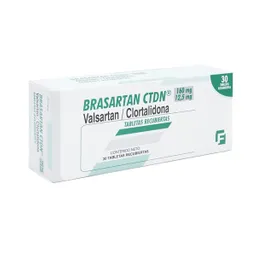 Brasartan Ctdn Valsartan/clortalidona 160/12.5 Mg