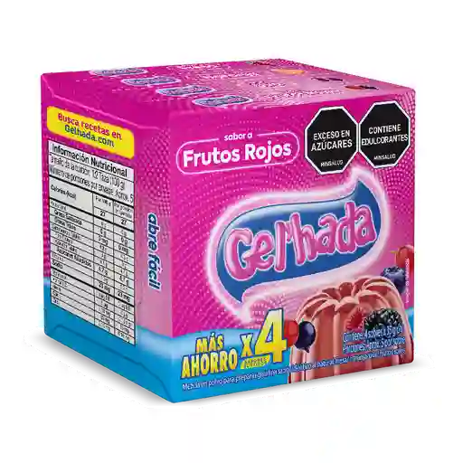 Gel'Hada Gelatina 4 Sabores Surtidos