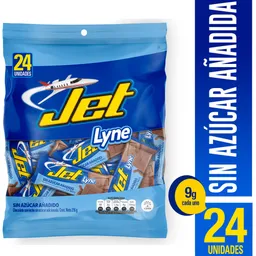 Jet Chocolate con Leche sin Azúcar Lyne 