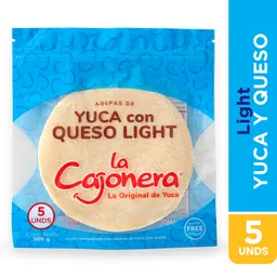 La Cajonera Arepa de Yuca Con Queso Light