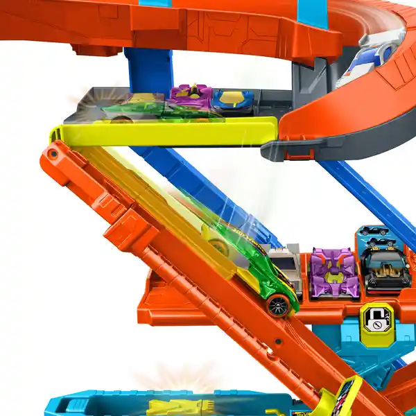 Hot Wheels Circuito Vertical City Garage de Acrobacias 4 Jhl94