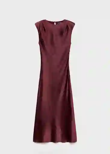 Vestido Gante2 Granate Talla M Mujer Mango