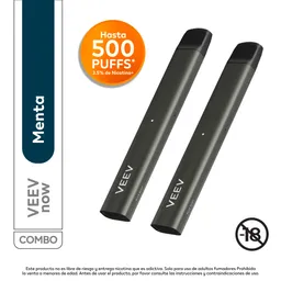 2 x Veev Menta 500 Puffs