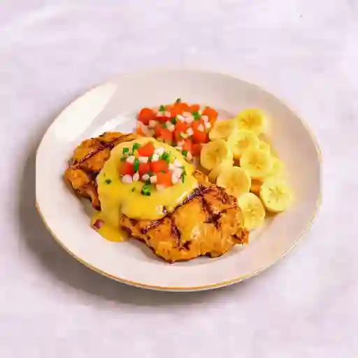 Churrasco de Pollo Gratinado