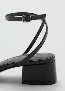 Sandalias Montse Negro Talla 39 Mujer Mango