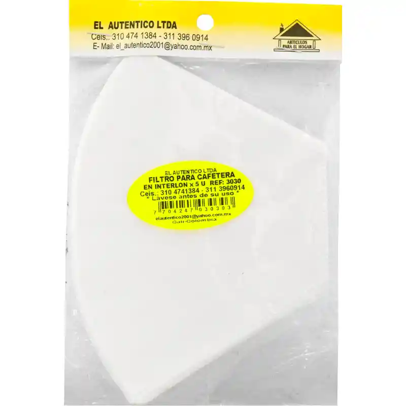 El Auténtico Filtro Para Café Interlon
