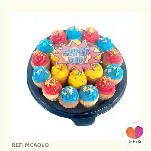 Minicupcakes X 20 Super Dad Ref: Mca060