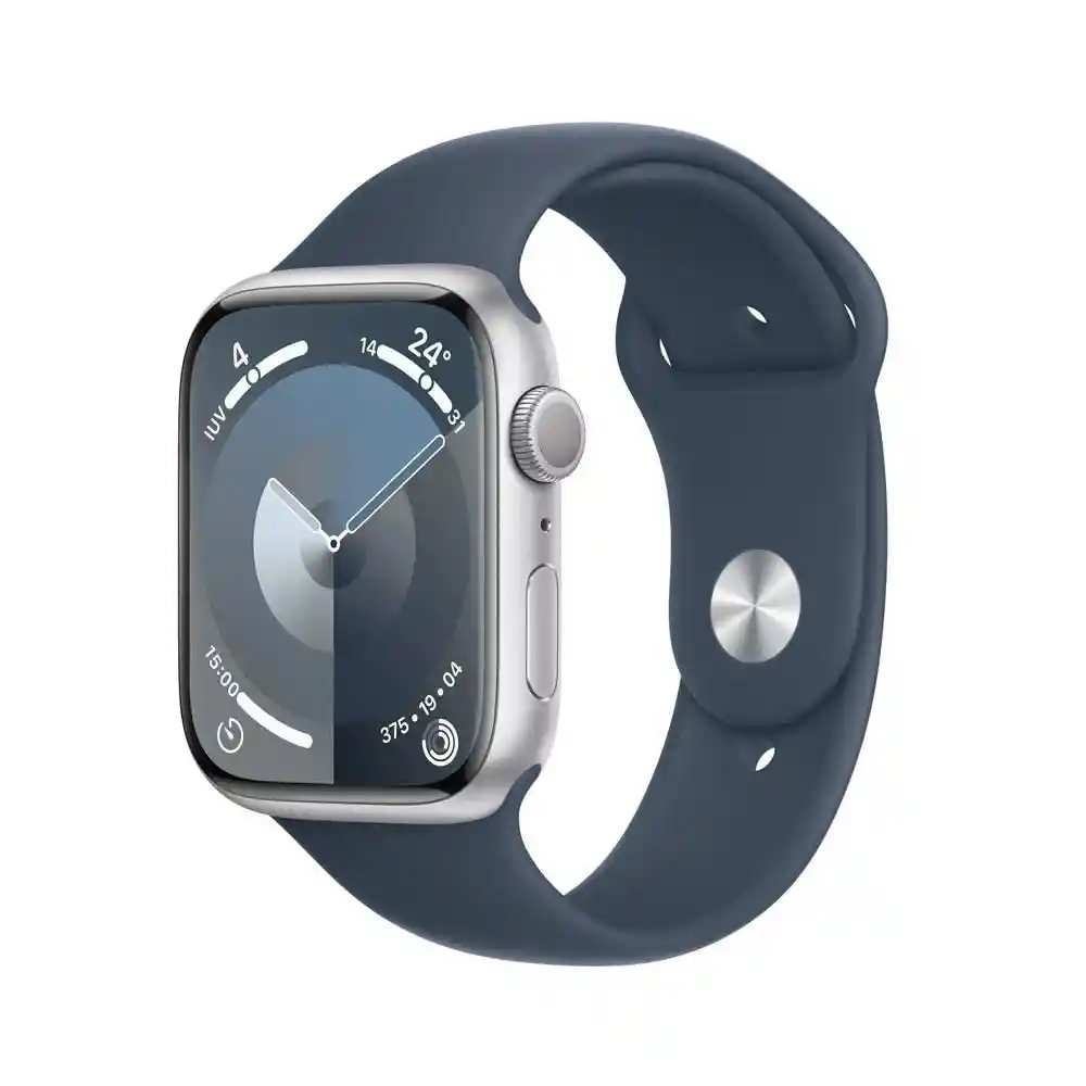 Watch S9 45 Si Al Sb Plata Apple Mr9d3be/a