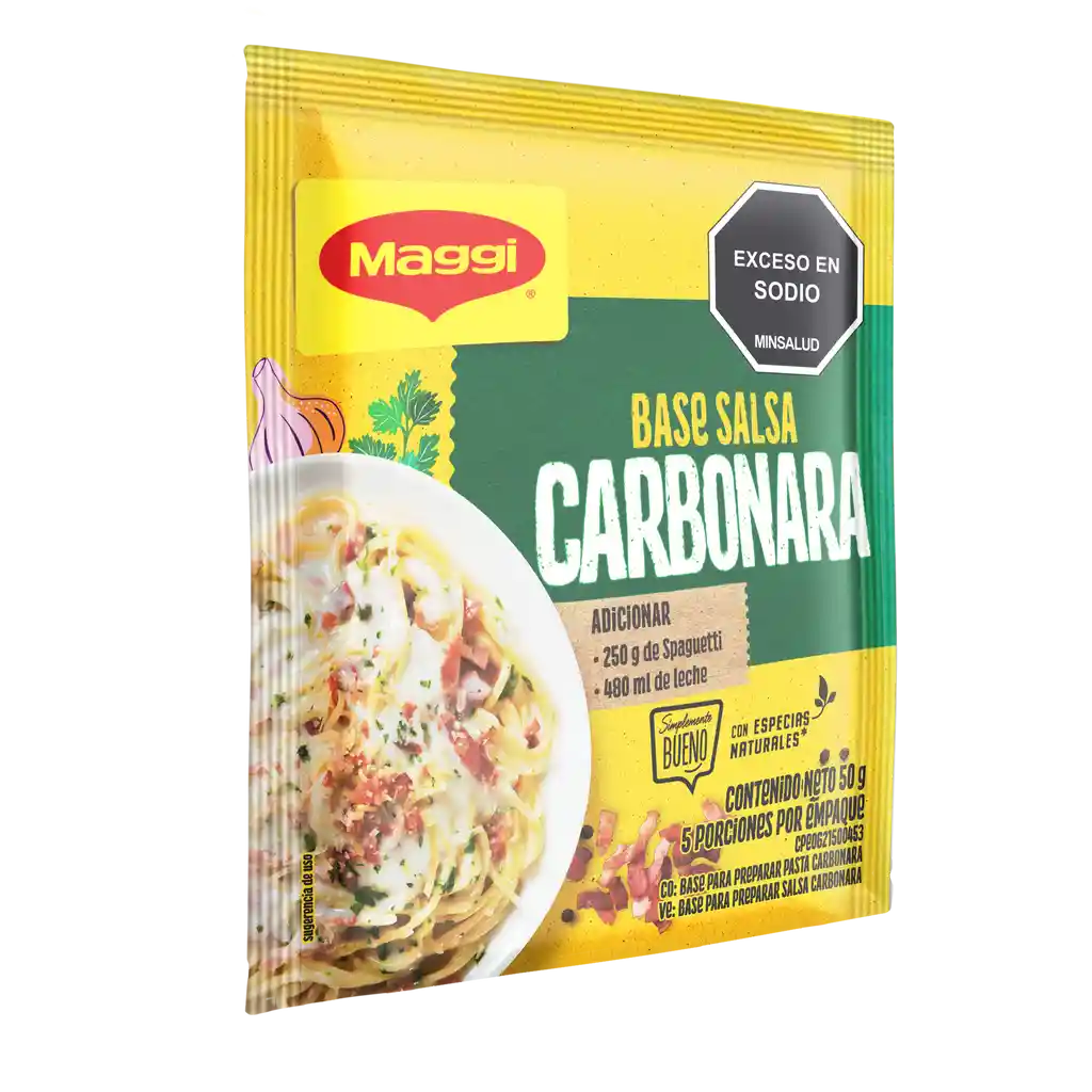 Salsa MAGGI para pasta Carbonara x 50g