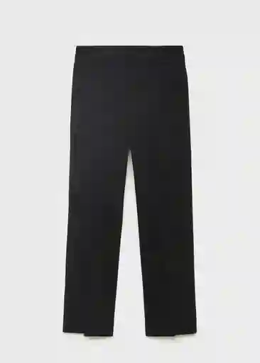 Pantalón Newcola Negro Talla 36 Mujer Mango