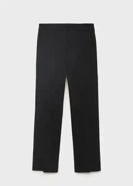 Pantalón Newcola Negro Talla 36 Mujer Mango