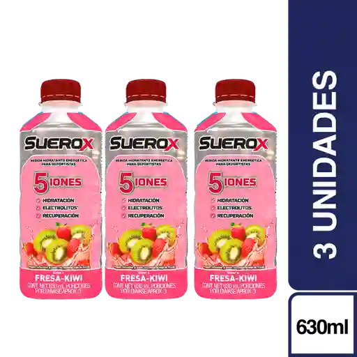 3 x Suerox Fresa Kiwi