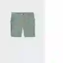 Bermudas Tinos Verde Pastel Talla 42 Hombre Mango