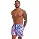 Pantaloneta Linear Gradient 16 Pulgadas Hombre Multicolor-xxl