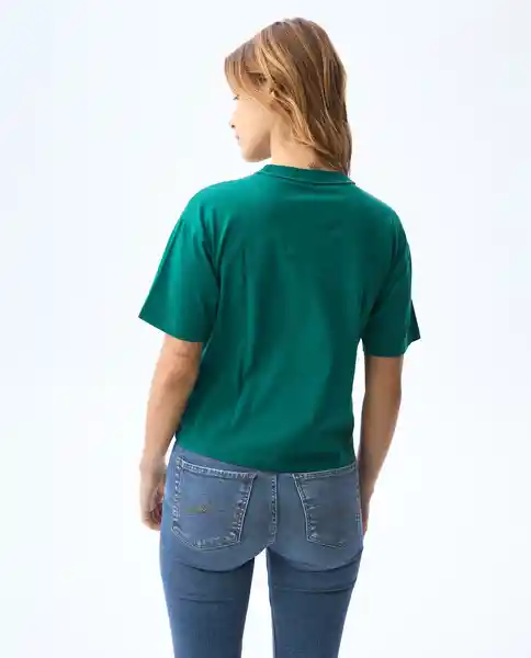 Camiseta Mujer Verde Talla S 601G001_VER195420 Americanino