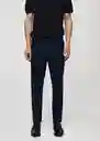 Pantalón Barna Navy Talla 40 Hombre Mango
