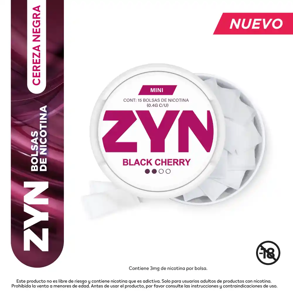 ZYN Cereza Negra 3mg