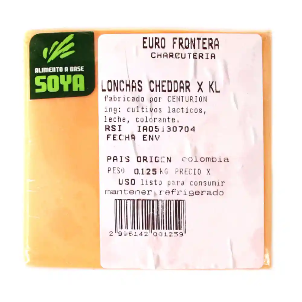 Lonchas Cheddar* Kl Centurion