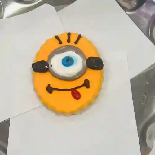 Galleta Glaseada Minion