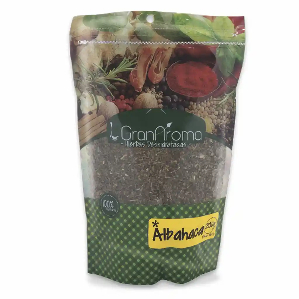 Granaroma Albahaca Deshidratada