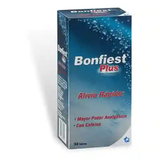 Bonfiest Plus Analgésico Polvo Efervescente