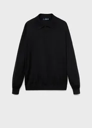 Camiseta Polo Willys Negro Talla S Hombre Mango