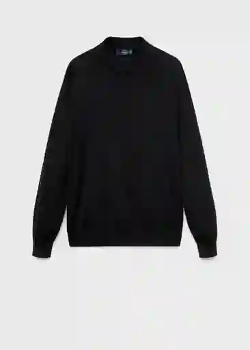 Camiseta Polo Willys Negro Talla S Hombre Mango