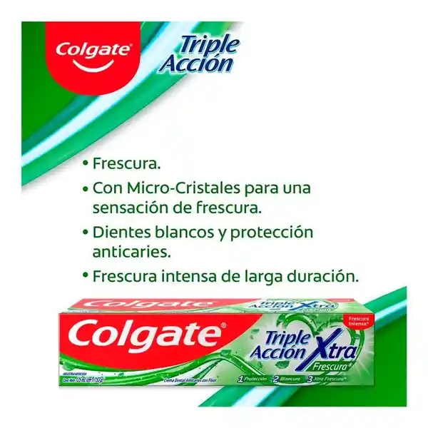 Colgate Crema Dental Triple Acción Xtra Frescura