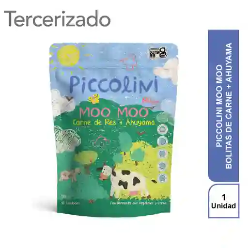 Piccolini Snack Moo Moo Bolitas de Carne + Ahuyama