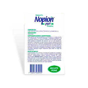 Nopion Permetrina Crema Capilar para Piojos Plus (1 %) 