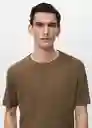 Camiseta Liman Khaki Talla L Hombre Mango