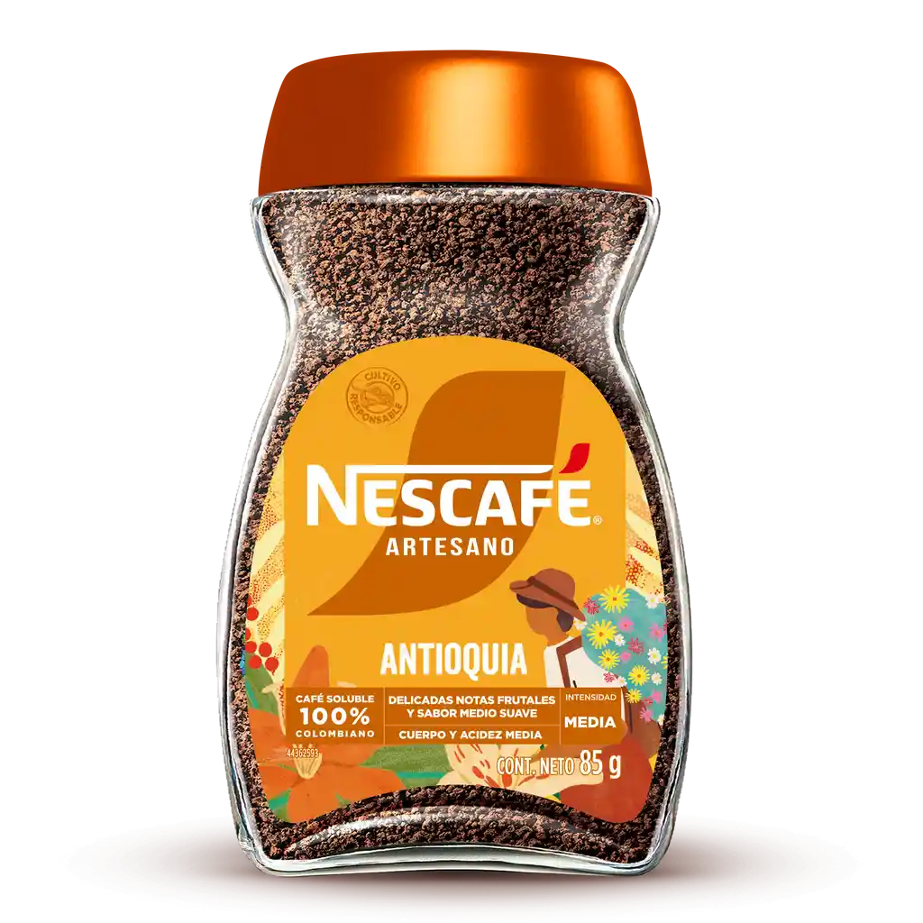 Café instantáneo NESCAFÉ ARTESANO Antioquia x 85g