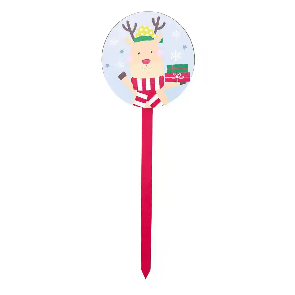 Estaca Krea 50Cm Redonda Navidad