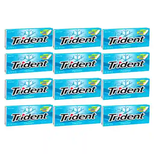 Trident Pack de Chicles Evup Freshmint 12 x 30.6 g