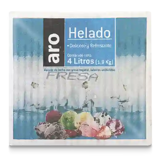 Helado Aro Fresa Caja