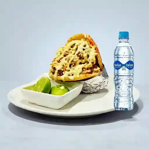 Combo Arepa Mixta + Agua Brisa X600ml