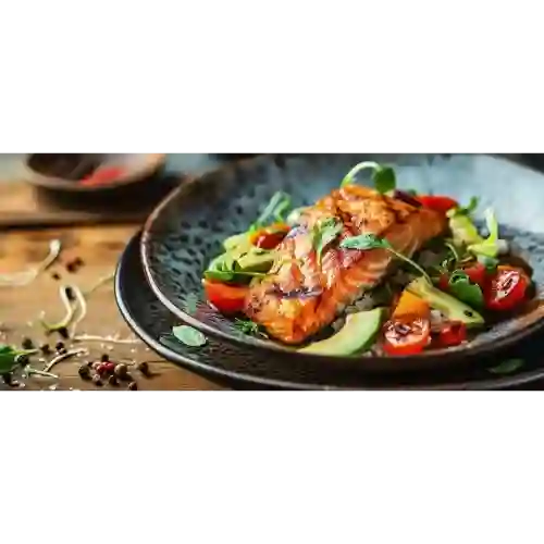 Bowl Filete Salmon en Salsa