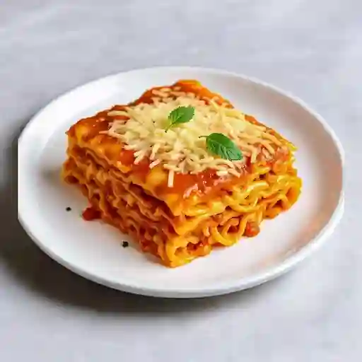 Lasaña boloñesa del chef
