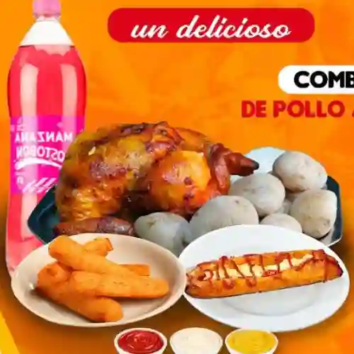 Combo Pollo Asado + Plátano + Gaseosa