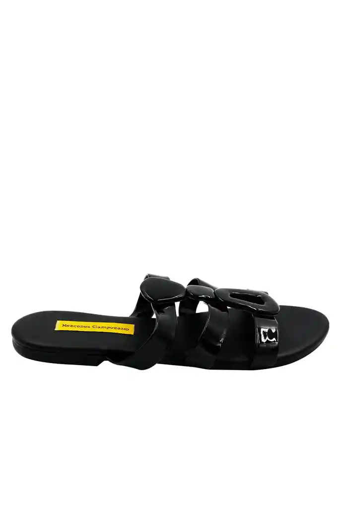 Sandalia Plana Sammy Negro