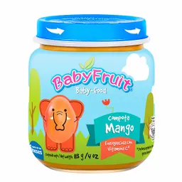 Baby Fruit Compota de Mango Enriquecida con Vitamina C 6 Meses