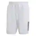 Adidas Short Club 3-Stripes Hombre Blanco Talla XL7 Ref: HS3251