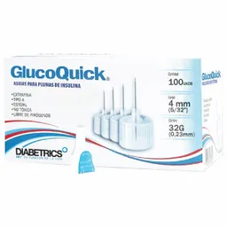 Glucoquick Agujas Para Plumas de Insulina
