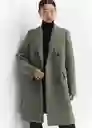 Abrigo Dali Khaki Talla 25 Mujer Mango