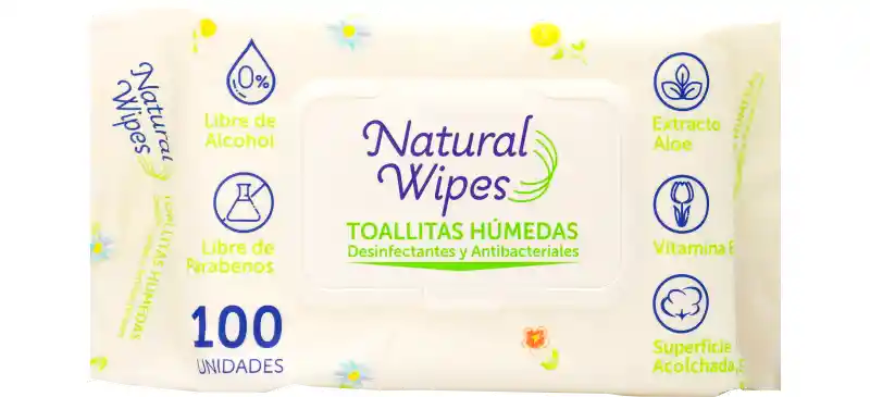 Natural Wipes Pañito Húmedo