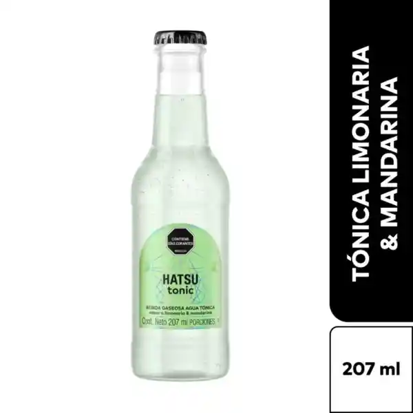 Hatsu Agua Tónica Sabor a Limonaria y Mandarina