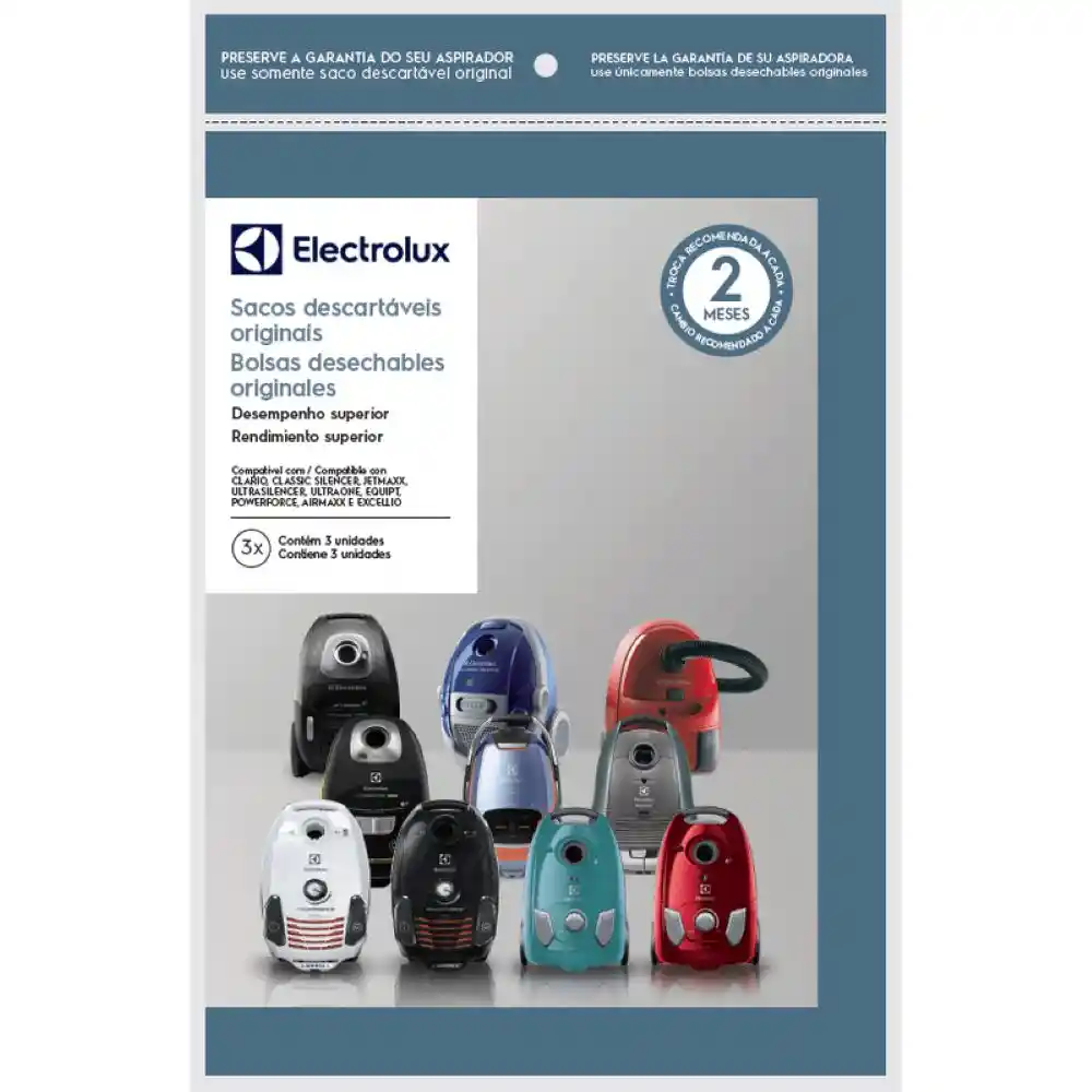 Bolsa Para Aspiradoras Eqp01-04 Electrolux Swecl