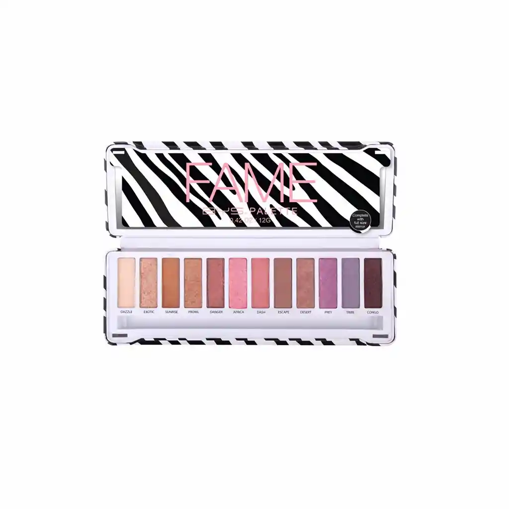 Bys Paleta De Sombras Fame 12 Tonos