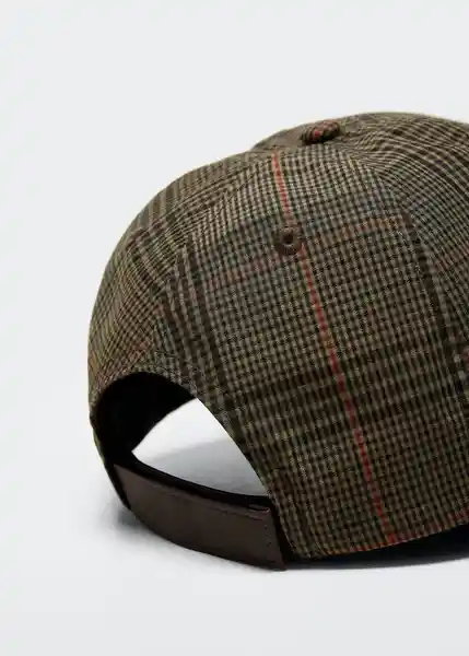 Gorra Trencho Marron Talla 99 Hombre Mango