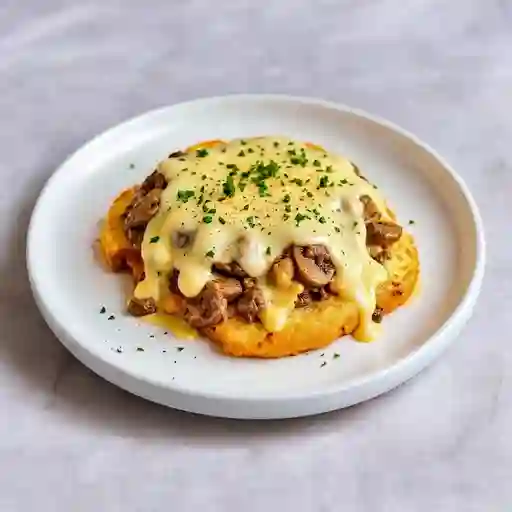 Panecook de ternera con champiñon